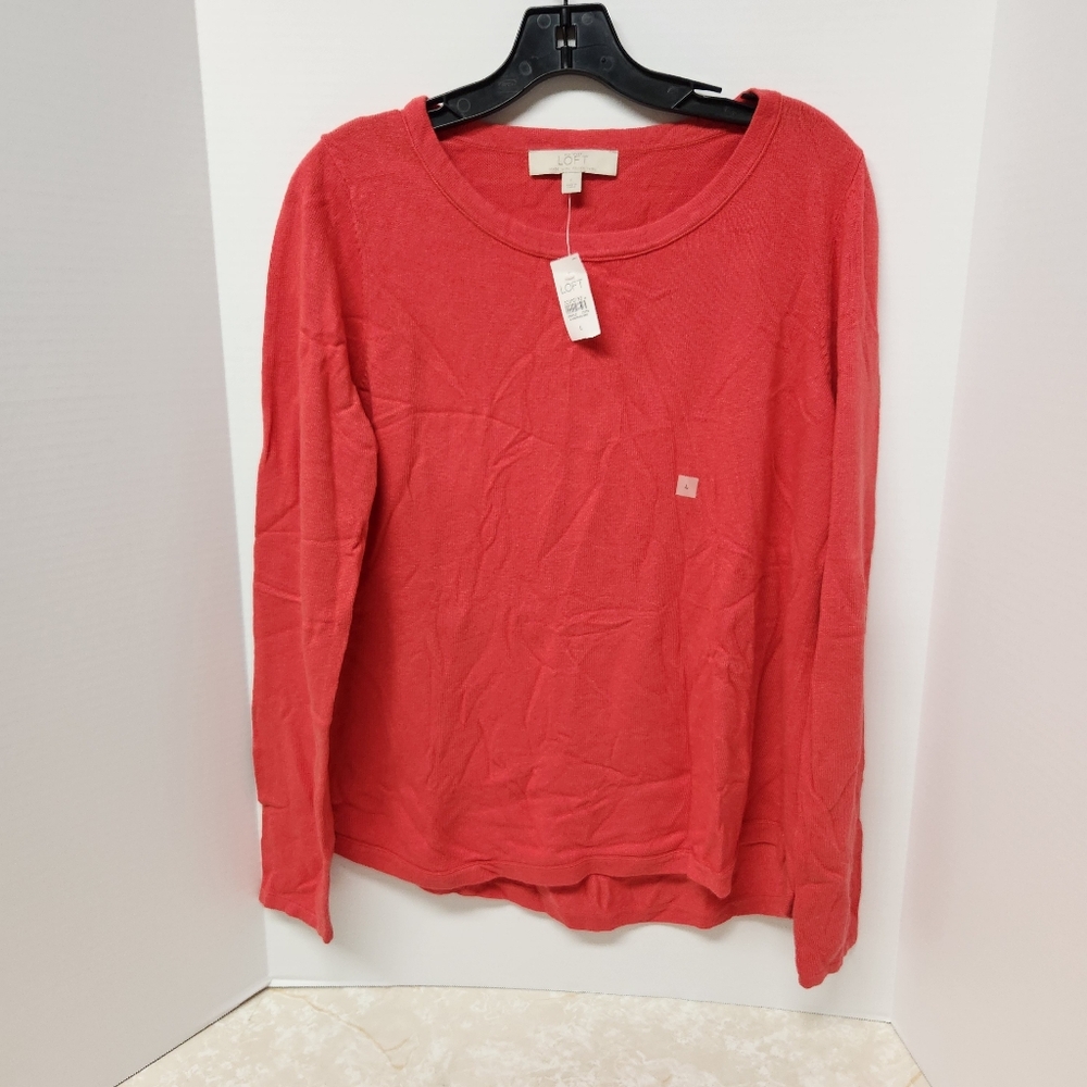 Ann Taylor Loft Italian Yarn Tunic Sweater Sz Large New